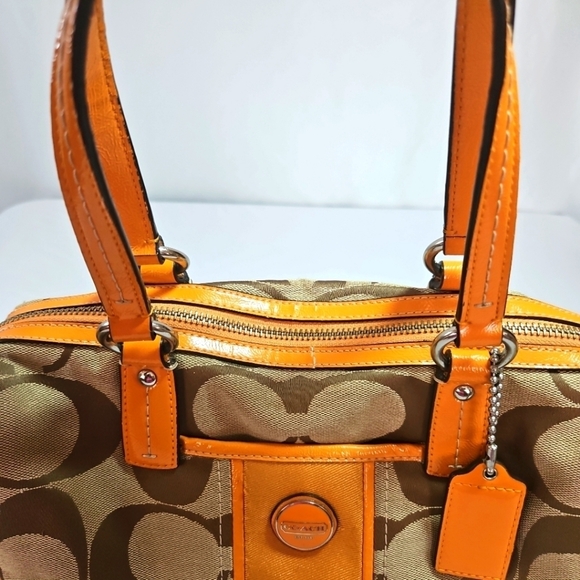 Coach Monogram Satchel & Matching Wallet - Picture 3 of 9